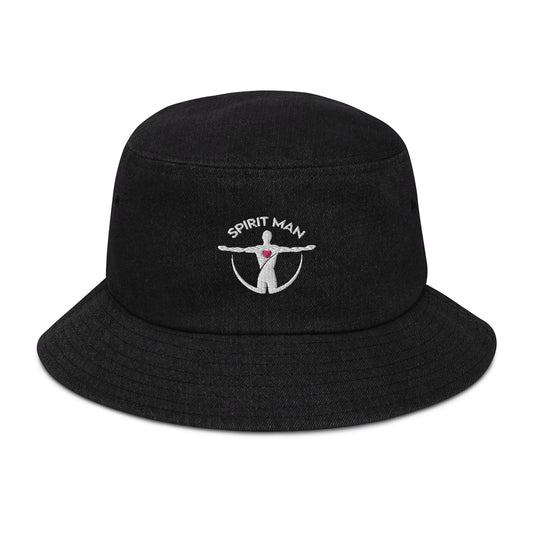 SpiritMan | Big Logo Denim bucket hat