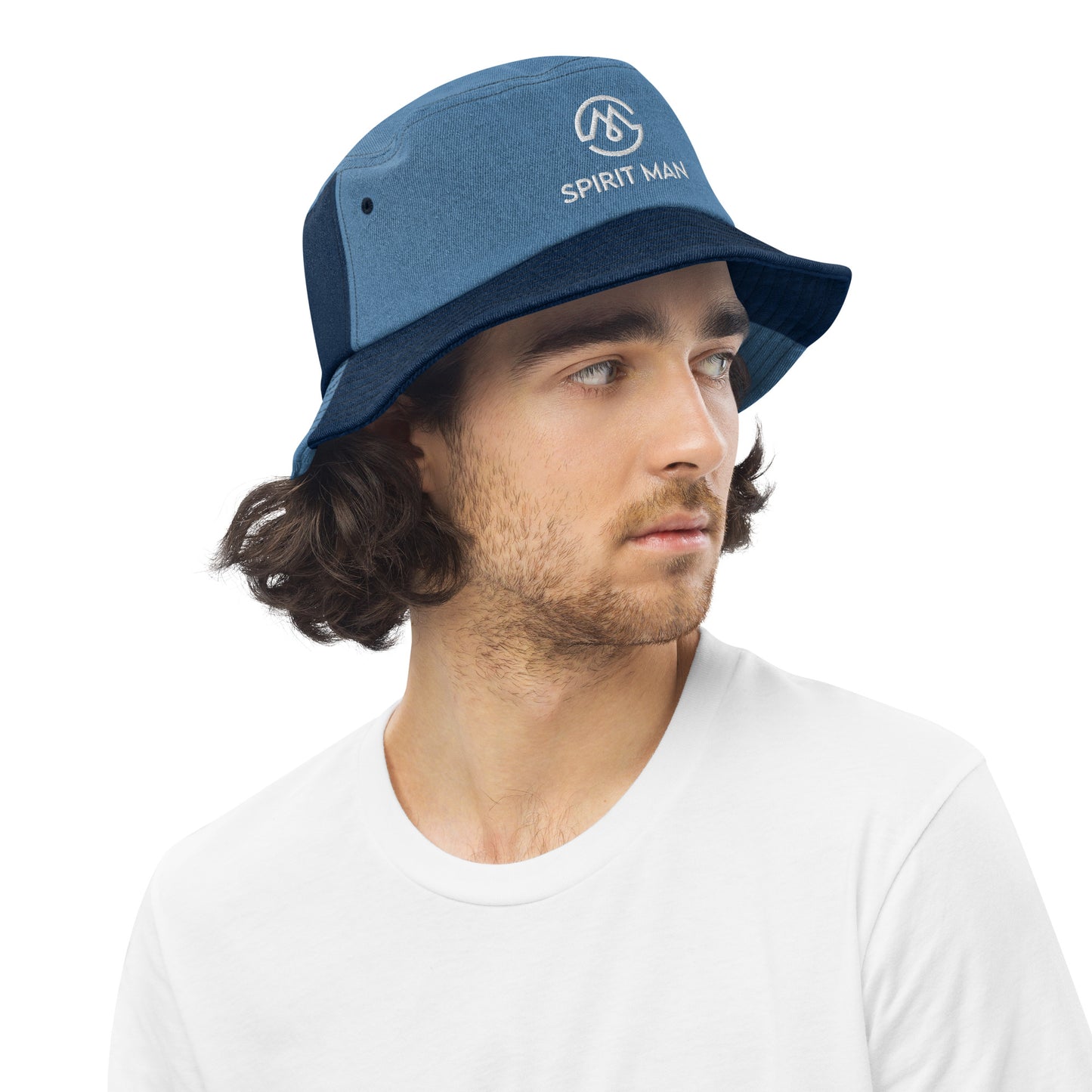 SpiritMan | Denim bucket hat