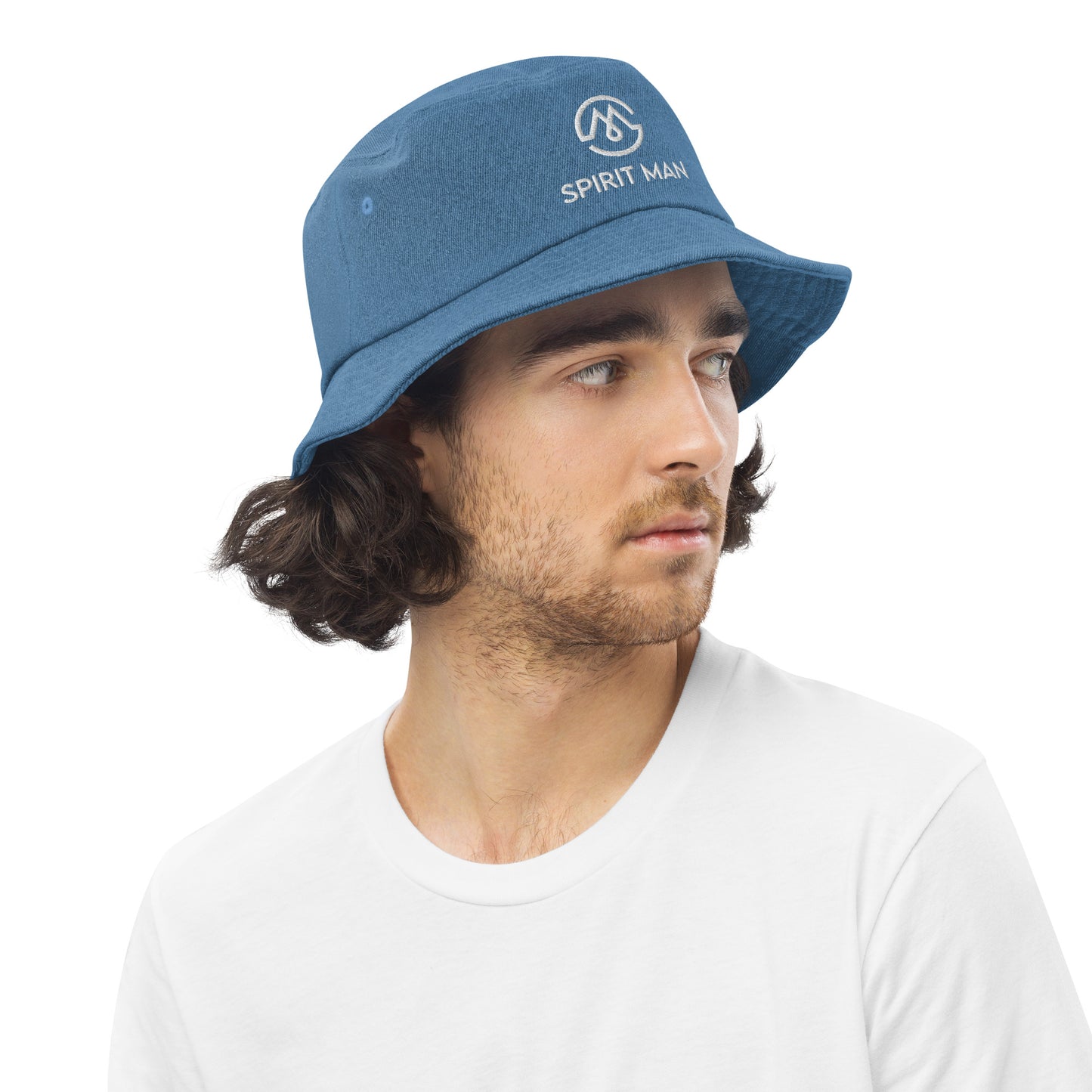 SpiritMan | Denim bucket hat