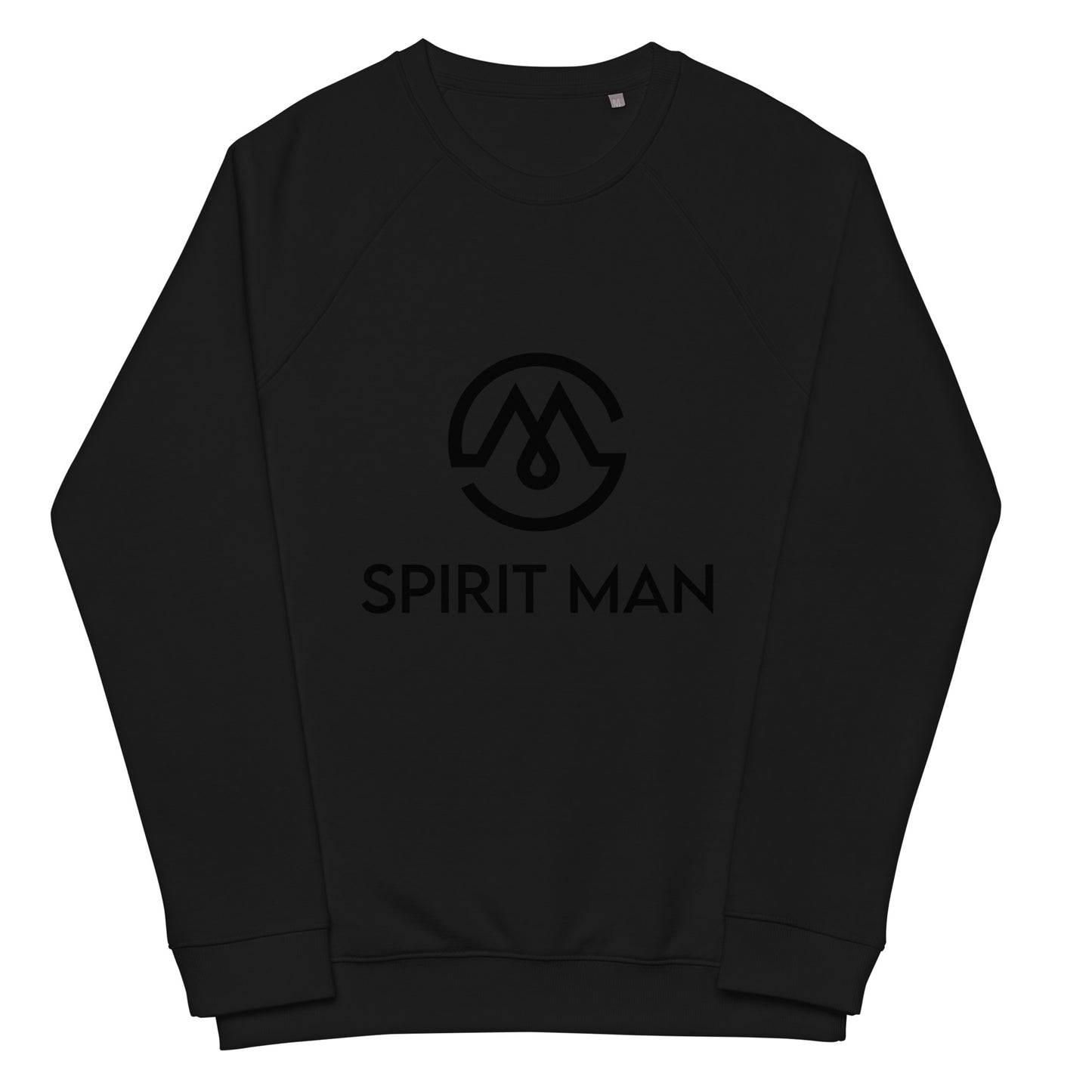 SpiritMan | Unisex organic raglan sweatshirt