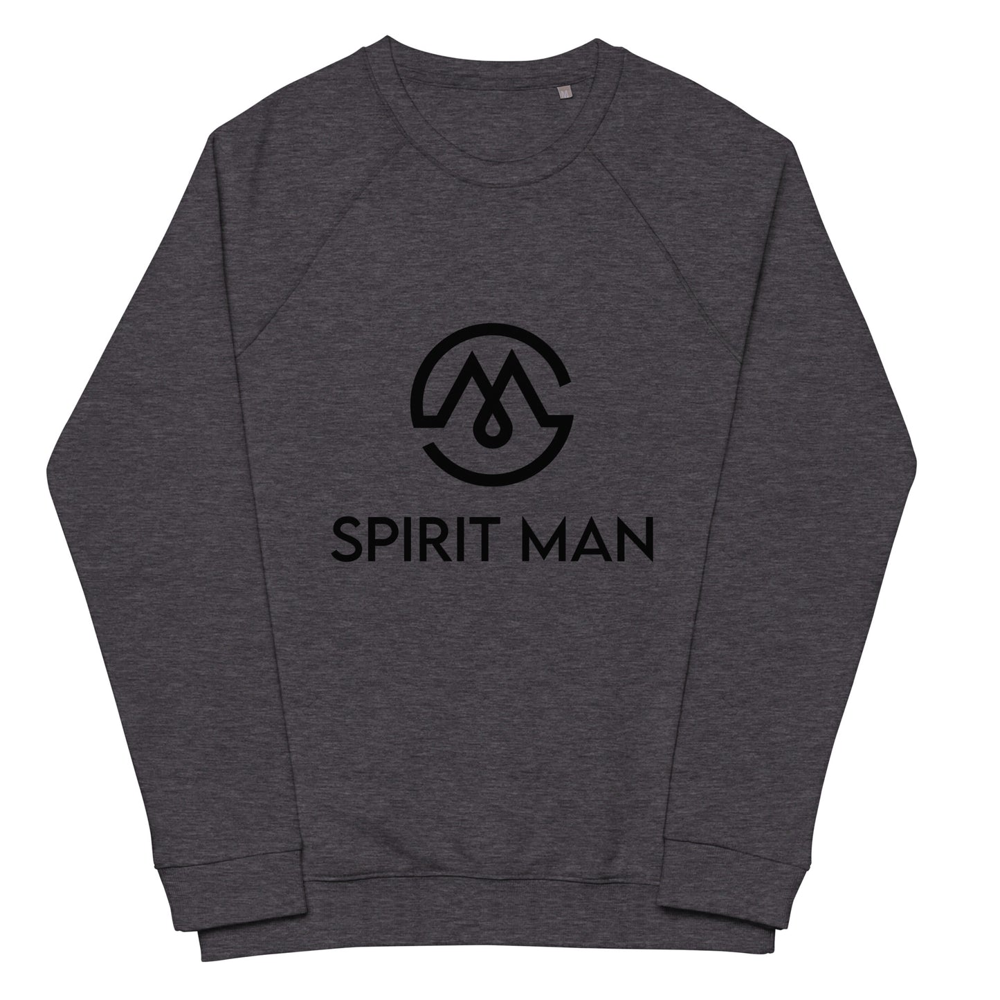 SpiritMan | Unisex organic raglan sweatshirt