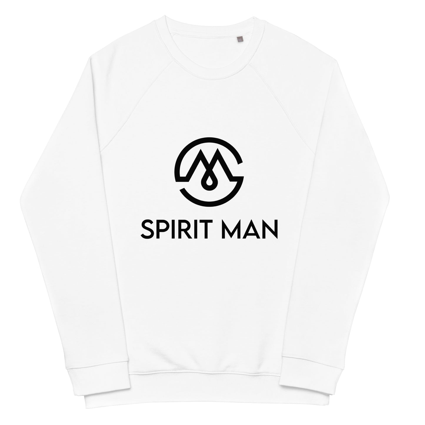 SpiritMan | Unisex organic raglan sweatshirt