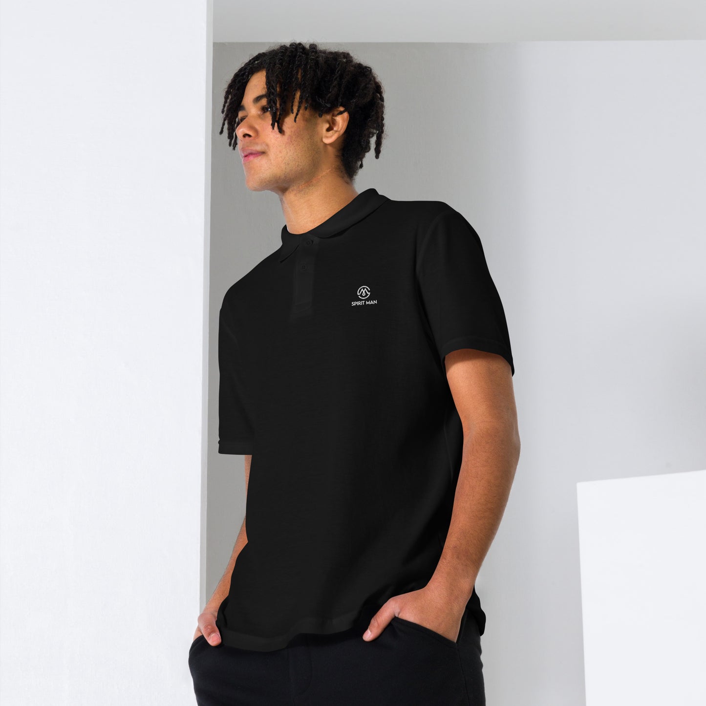 SpiritMan | Unisex pique polo shirt