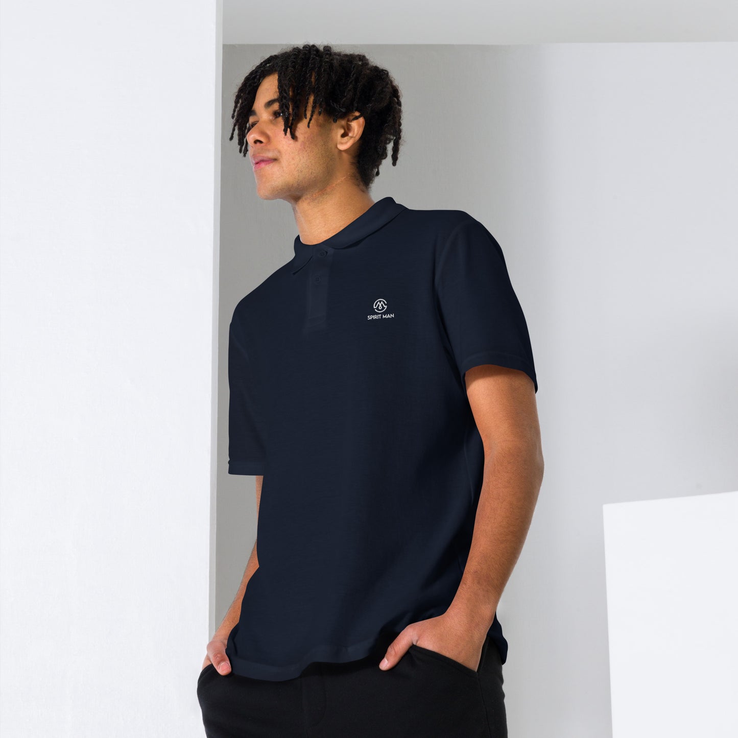 SpiritMan | Unisex pique polo shirt